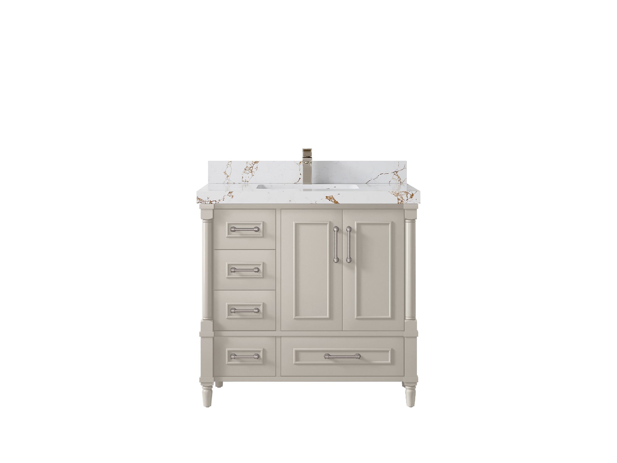 Aberdeen 36 in. W x 22 in. D Center Sink Bathroom vanity - Willow Bath and Vanity