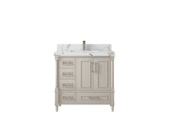 Aberdeen 36 in. W x 22 in. D Center Sink Bathroom Vanity - photo 34
