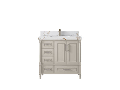 Aberdeen 36 in. W x 22 in. D Center Sink Bathroom vanity - Willow Bath and Vanity