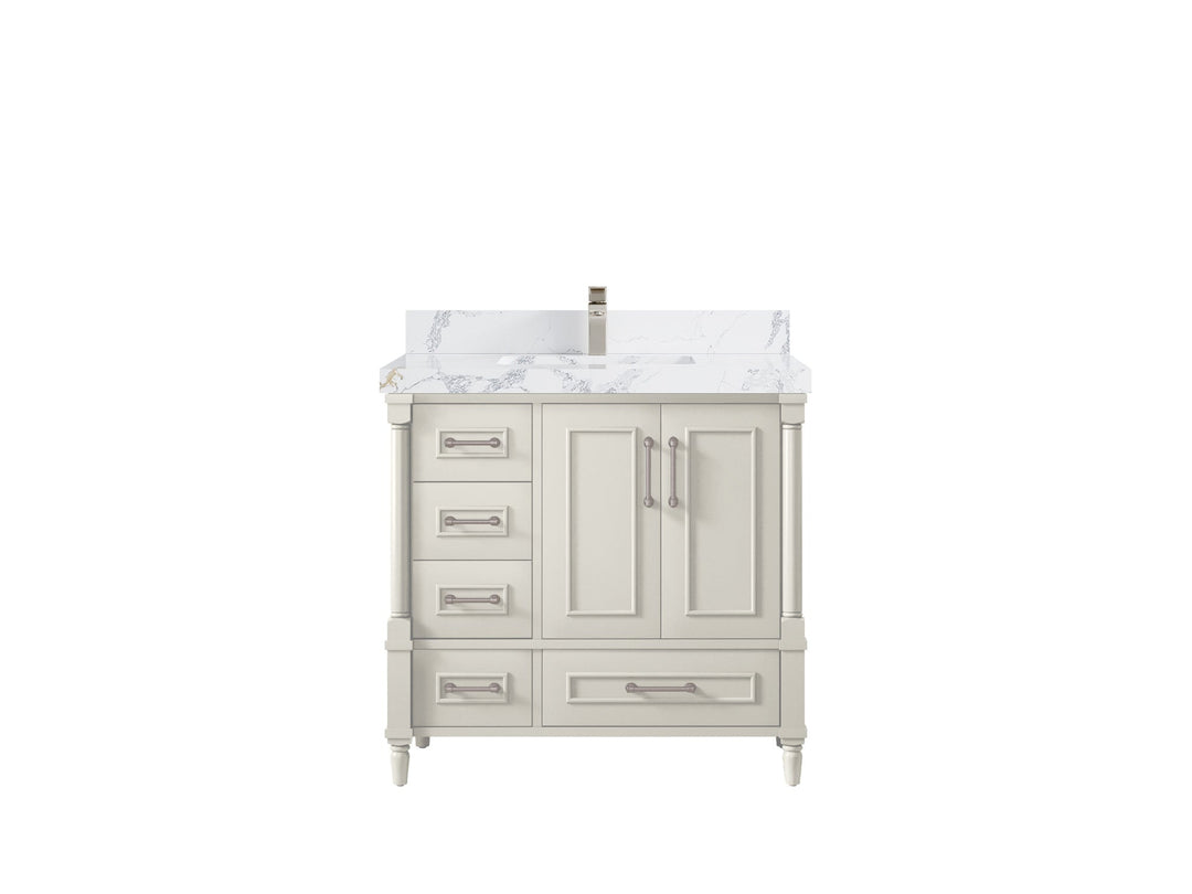 Aberdeen 36 in. W x 22 in. D Center Sink Bathroom Vanity - Willow Bath and Vanity