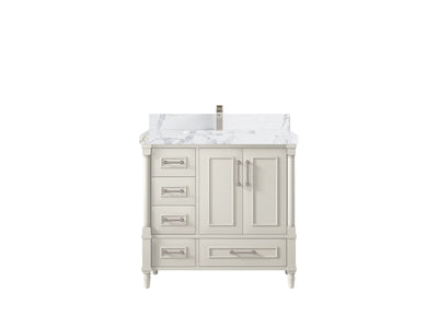 Aberdeen 36 in. W x 22 in. D Center Sink Bathroom Vanity - Willow Bath and Vanity