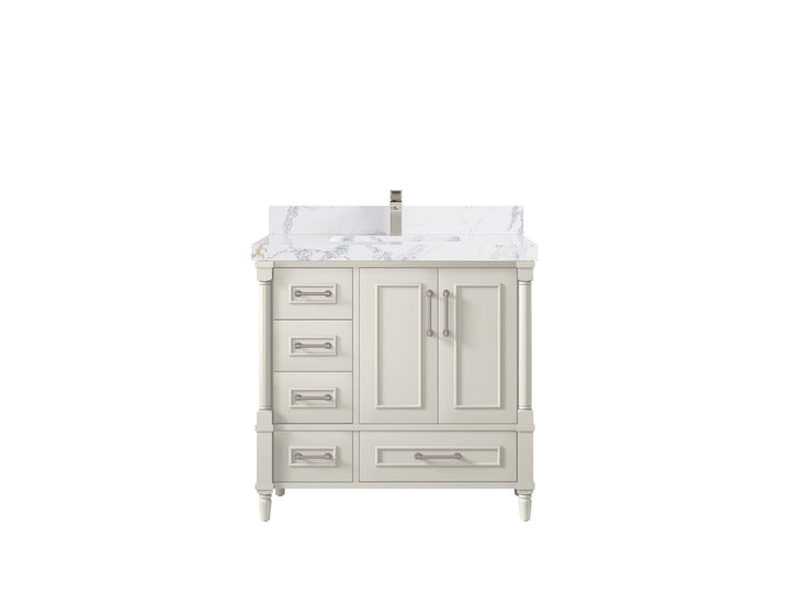 Aberdeen 36 in. W x 22 in. D Center Sink Bathroom Vanity - photo 20