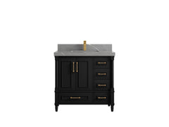Aberdeen 36 in. W x 22 in. D Center Sink Bathroom Vanity - photo 34