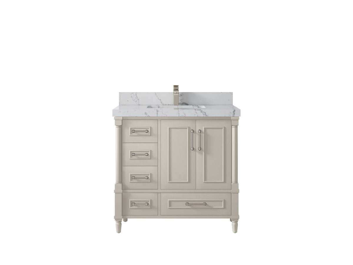 Aberdeen 36 in. W x 22 in. D Center Sink Bathroom vanity - Willow Bath and Vanity