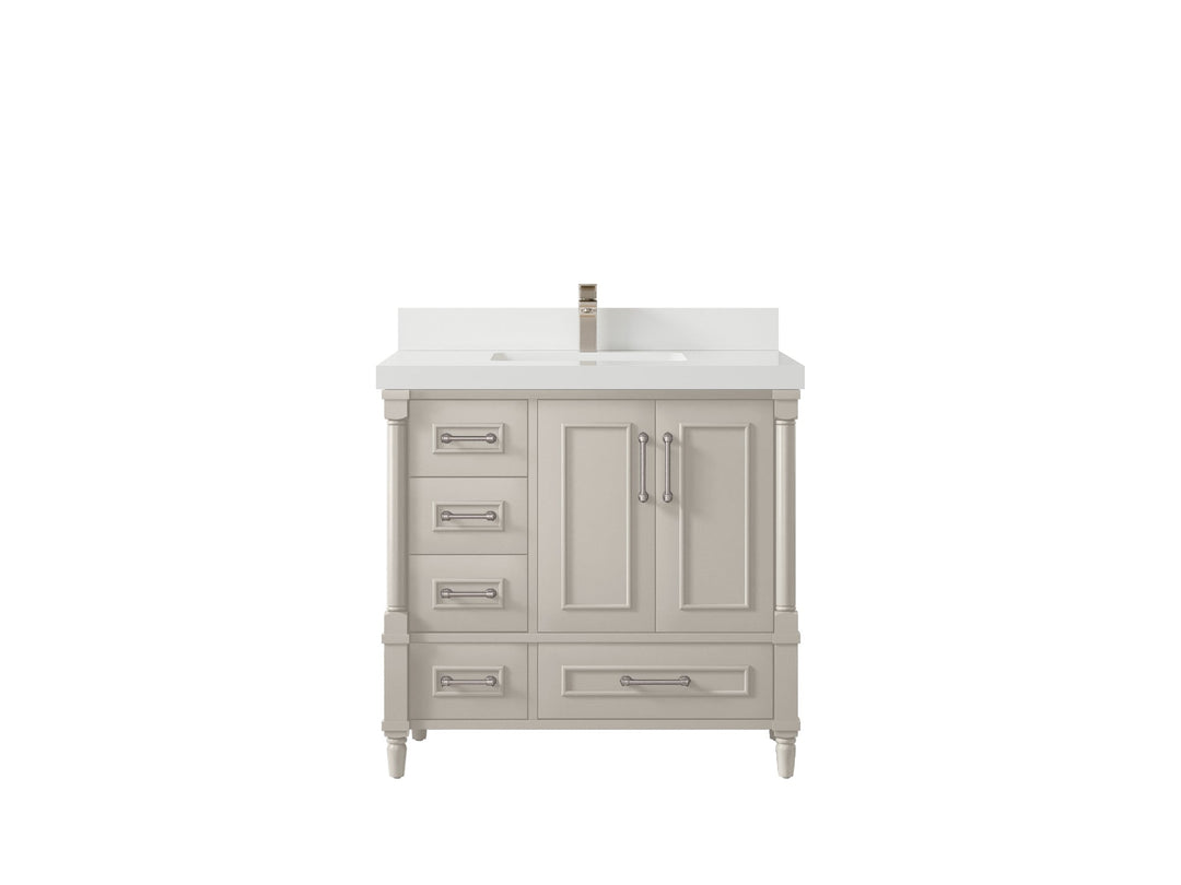 Aberdeen 36 in. W x 22 in. D Center Sink Bathroom vanity - Willow Bath and Vanity