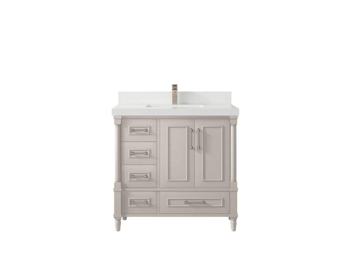 Aberdeen 36 in. W x 22 in. D Center Sink Bathroom vanity - Willow Bath and Vanity