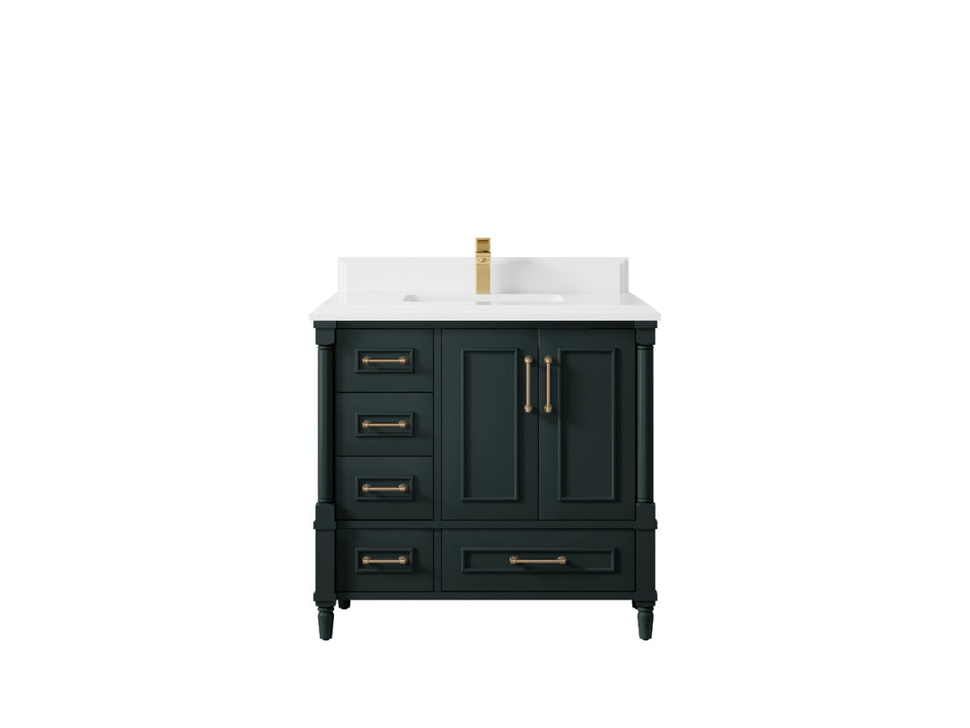 Aberdeen 36 in. W x 22 in. D Center Sink Bathroom Vanity - Willow Bath and Vanity