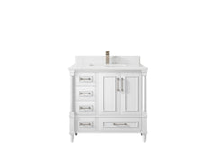 Aberdeen 36 in. W x 22 in. D Center Sink Bathroom Vanity - photo 24