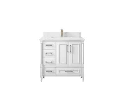 Aberdeen 36 in. W x 22 in. D Center Sink Bathroom vanity - Willow Bath and Vanity