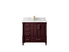 Aberdeen 36 in. W x 22 in. D Center Sink Bathroom Vanity - photo 13