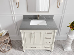 Aberdeen 36 in. W x 22 in. D Center Sink Bathroom Vanity - photo 33