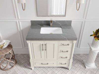 Aberdeen 36 in. W x 22 in. D Center Sink Bathroom Vanity - Willow Bath and Vanity