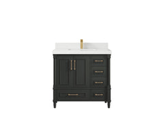 Aberdeen 36 in. W x 22 in. D Center Sink Bathroom Vanity - photo 40