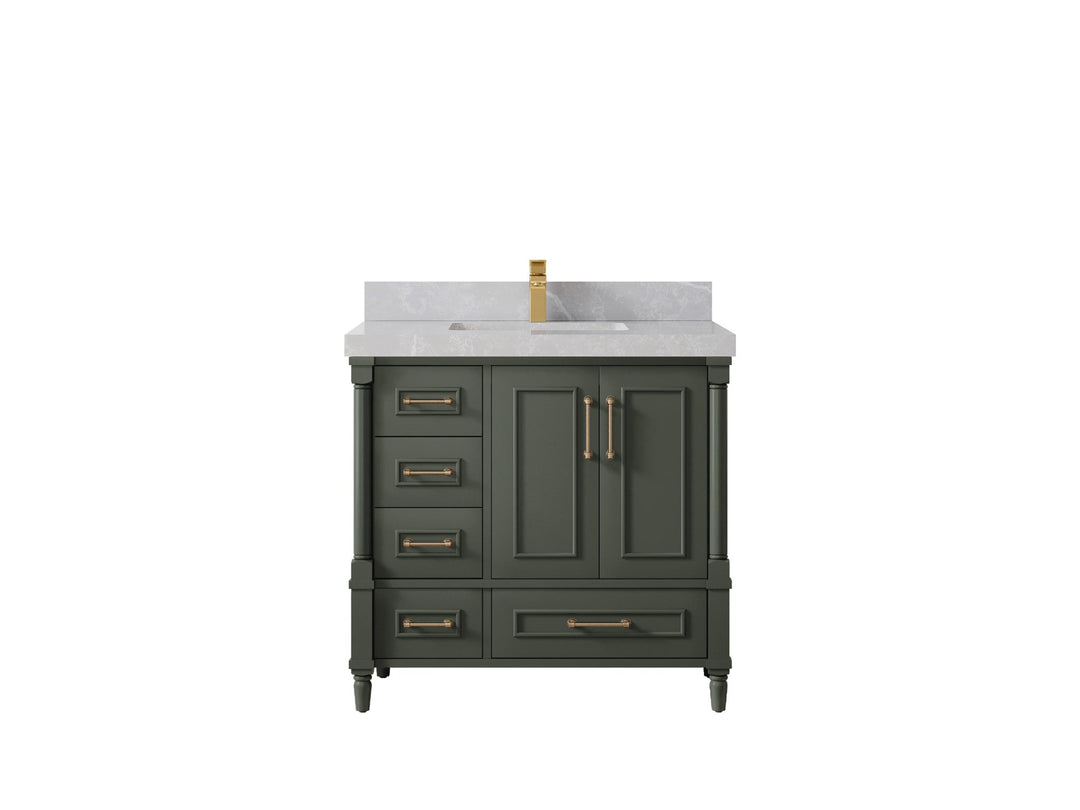 Aberdeen 36 in. W x 22 in. D Center Sink Bathroom vanity - Willow Bath and Vanity