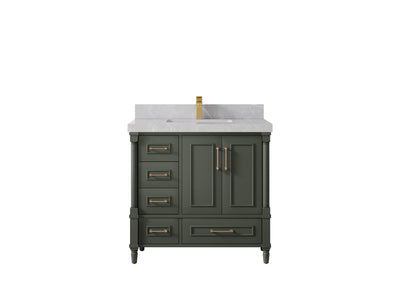 Aberdeen 36 in. W x 22 in. D Center Sink Bathroom vanity - Willow Bath and Vanity