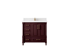 Aberdeen 36 in. W x 22 in. D Center Sink Bathroom Vanity - photo 1