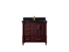 Aberdeen 36 in. W x 22 in. D Center Sink Bathroom Vanity - photo 17