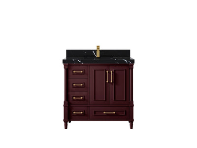 Aberdeen 36 in. W x 22 in. D Center Sink Bathroom Vanity - Willow Bath and Vanity