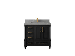 Aberdeen 36 in. W x 22 in. D Center Sink Bathroom Vanity - photo 34