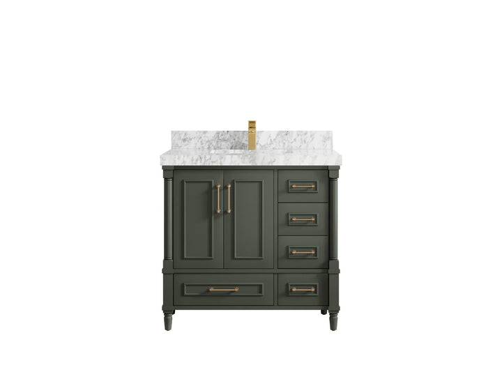 Aberdeen 36 in. W x 22 in. D Center Sink Bathroom Vanity - photo 18