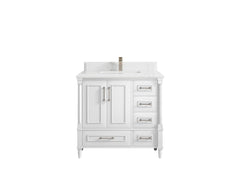 Aberdeen 36 in. W x 22 in. D Center Sink Bathroom Vanity - photo 22