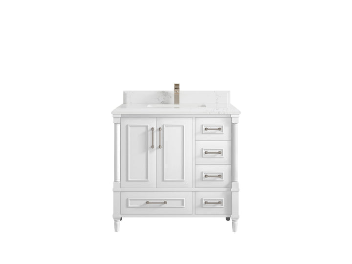 Aberdeen 36 in. W x 22 in. D Center Sink Bathroom Vanity - photo 22
