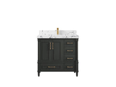 Aberdeen 36 in. W x 22 in. D Center Sink Bathroom Vanity - photo 24