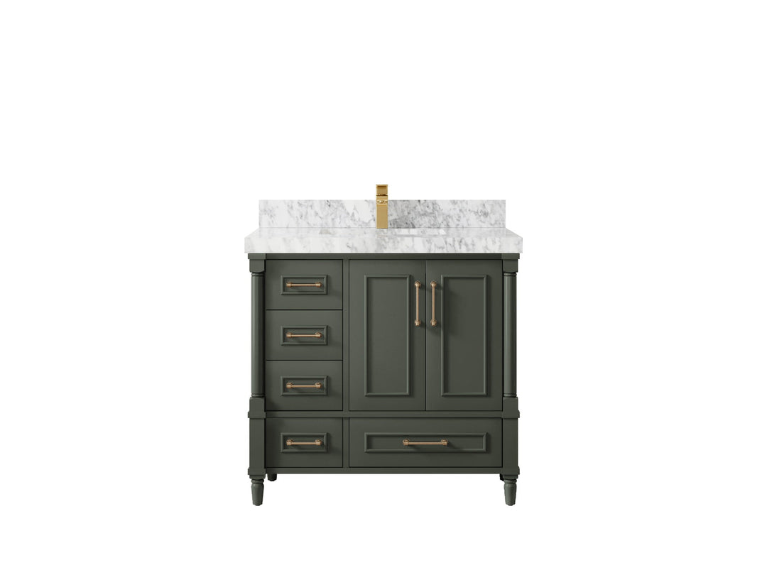 Aberdeen 36 in. W x 22 in. D Center Sink Bathroom vanity - Willow Bath and Vanity