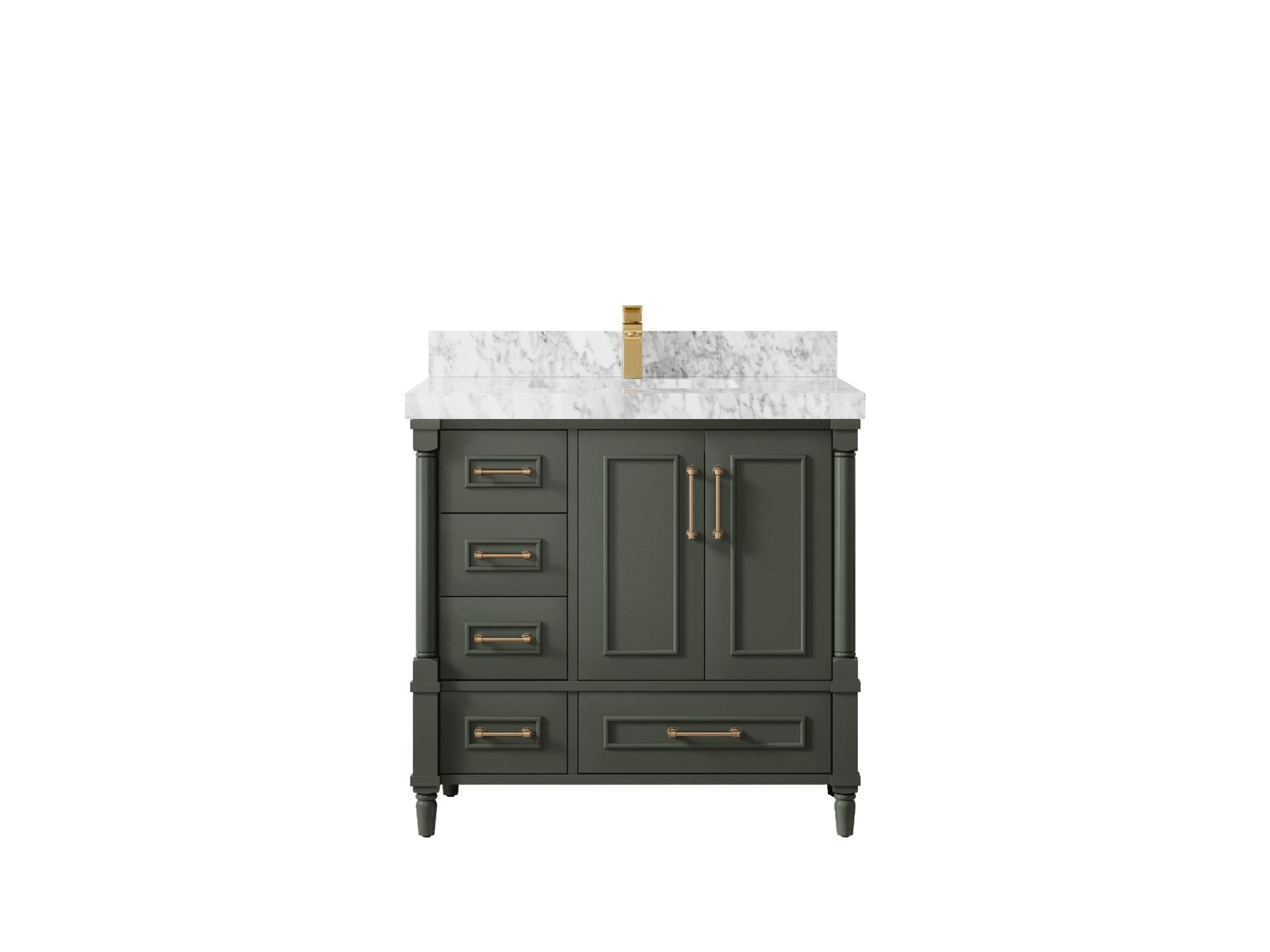 Aberdeen 36 in. W x 22 in. D Center Sink Bathroom vanity - Willow Bath and Vanity