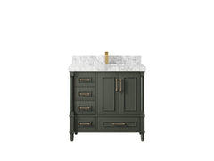 Aberdeen 36 in. W x 22 in. D Center Sink Bathroom Vanity - photo 18