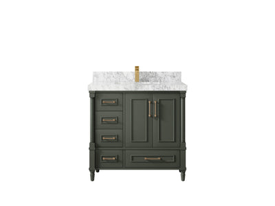 Aberdeen 36 in. W x 22 in. D Center Sink Bathroom vanity - Willow Bath and Vanity
