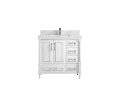 Aberdeen 36 in. W x 22 in. D Center Sink Bathroom Vanity - photo 14