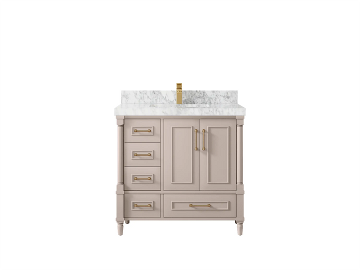 Aberdeen 36 in. W x 22 in. D Center Sink Bathroom Vanity - photo 9