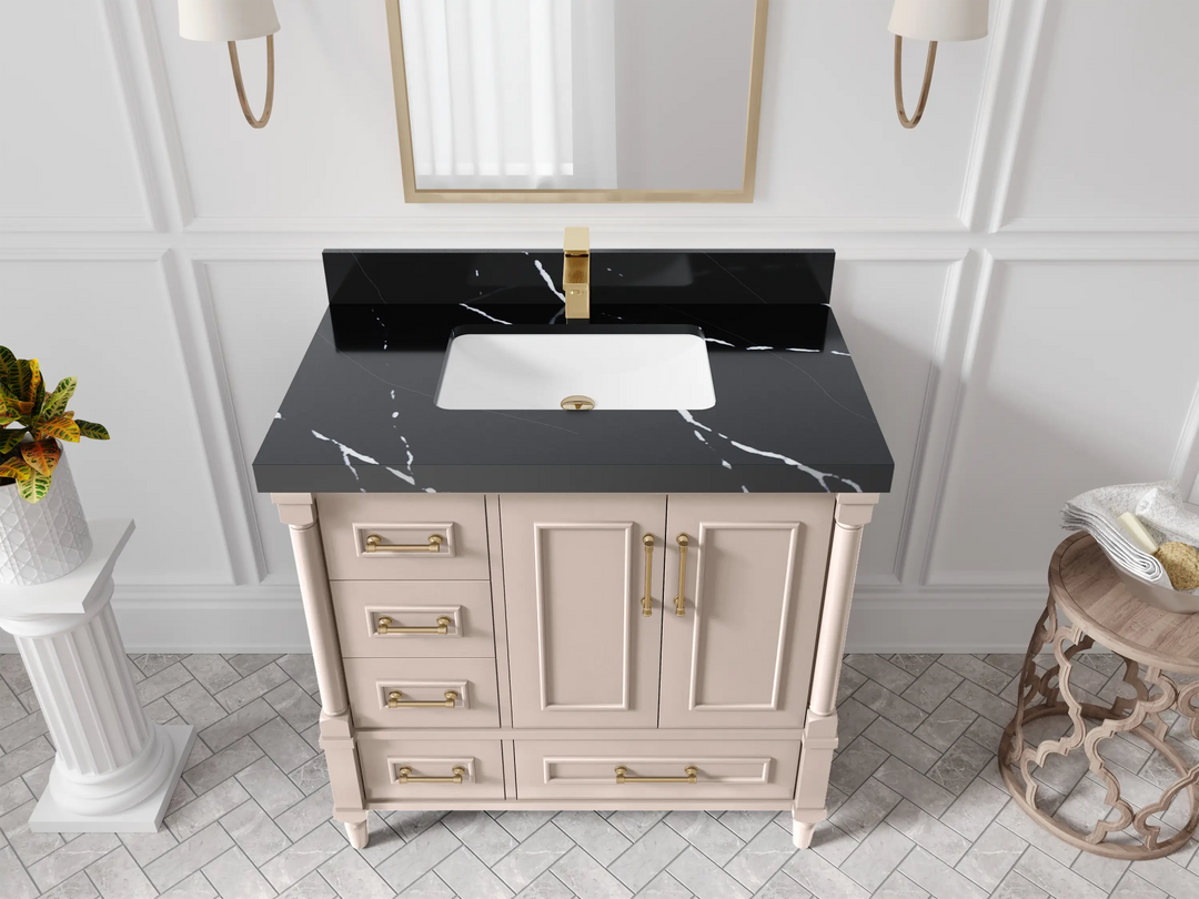 Aberdeen 36 in. W x 22 in. D Center Sink Bathroom Vanity - Willow Bath and Vanity