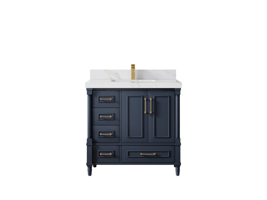 Aberdeen 36 in. W x 22 in. D Center Sink Bathroom Vanity | 
              
                Hale Navy Blue
                
                  
             - ABD_HLN_WHQZ_36CR - photo №20