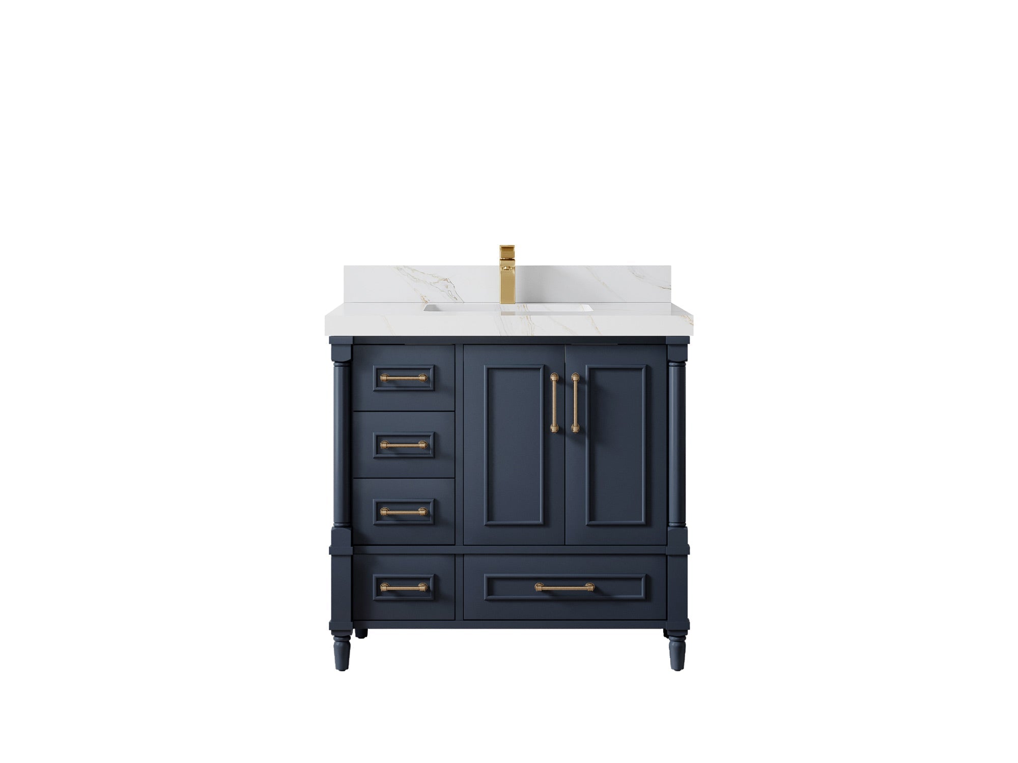 Aberdeen 36 in. W x 22 in. D Center Sink Bathroom Vanity - Willow Bath and Vanity