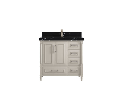 Aberdeen 36 in. W x 22 in. D Center Sink Bathroom Vanity - Willow Bath and Vanity
