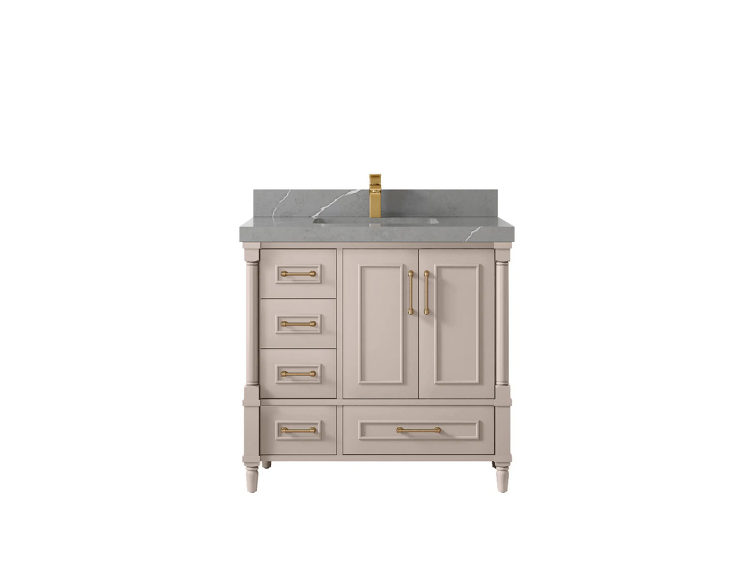 Aberdeen 36 in. W x 22 in. D Center Sink Bathroom Vanity - Willow Bath and Vanity