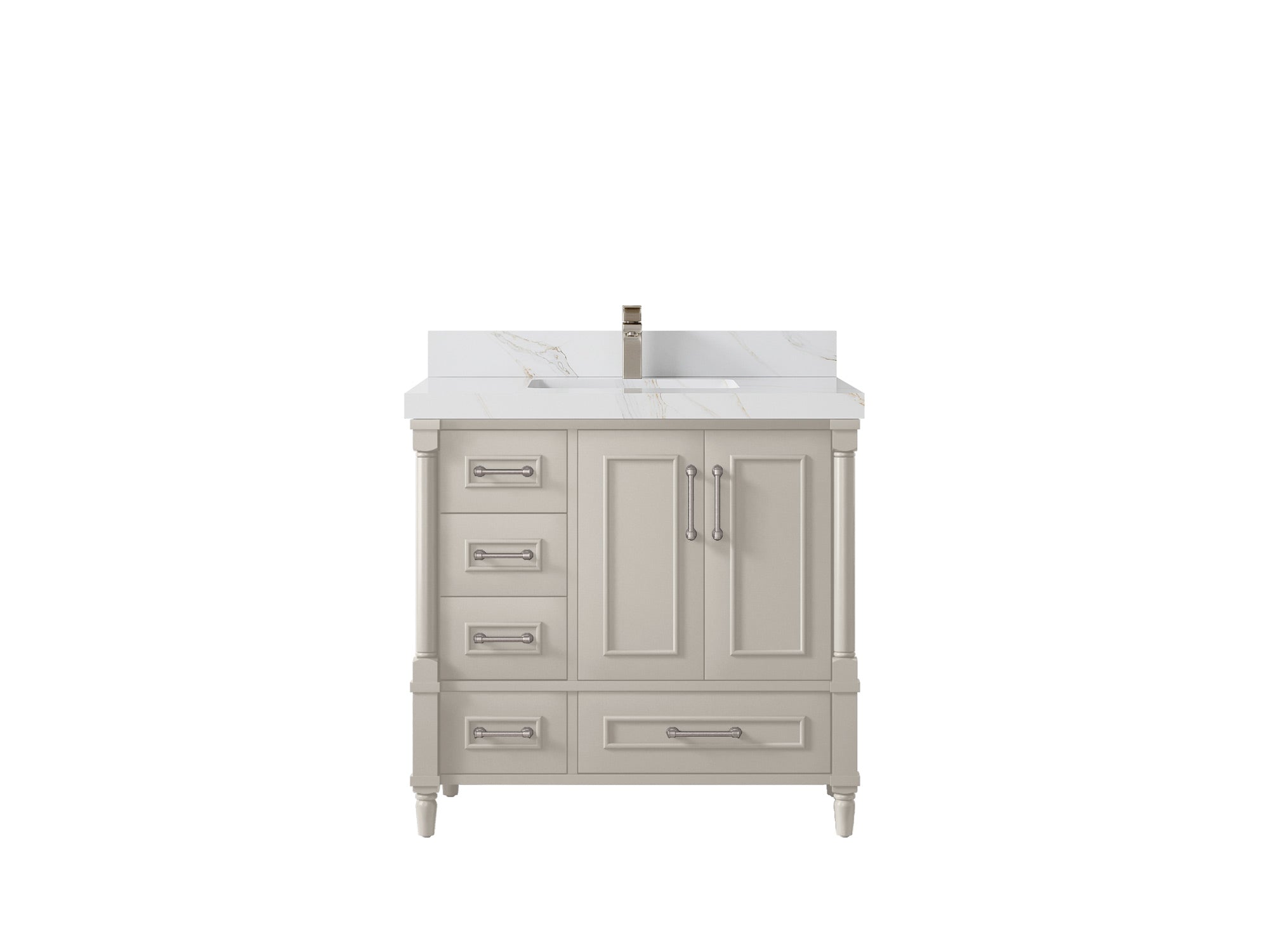 Aberdeen 36 in. W x 22 in. D Center Sink Bathroom vanity - Willow Bath and Vanity