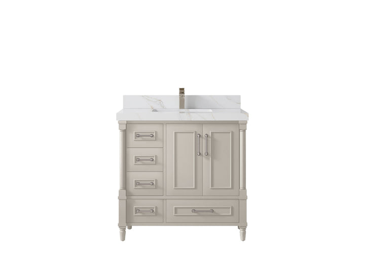 Aberdeen 36 in. W x 22 in. D Center Sink Bathroom vanity - photo 16