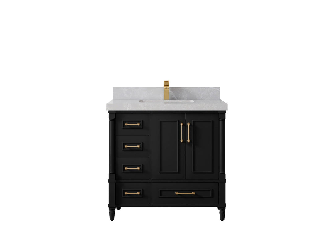 Aberdeen 36 in. W x 22 in. D Center Sink Bathroom vanity - Willow Bath and Vanity