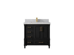Aberdeen 36 in. W x 22 in. D Center Sink Bathroom Vanity - photo 32