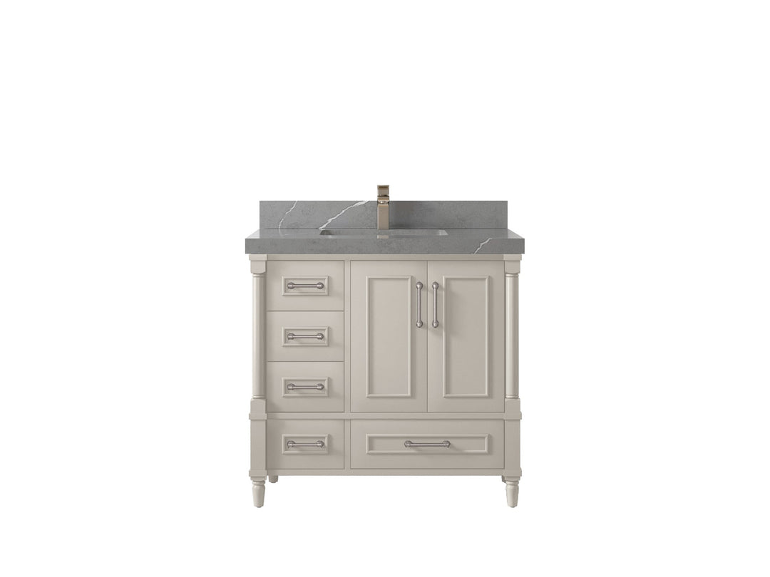 Aberdeen 36 in. W x 22 in. D Center Sink Bathroom vanity - Willow Bath and Vanity