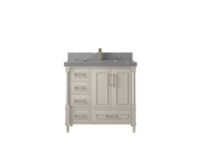 Aberdeen 36 in. W x 22 in. D Center Sink Bathroom vanity - Willow Bath and Vanity