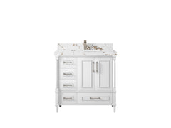 Aberdeen 36 in. W x 22 in. D Center Sink Bathroom Vanity - photo 36