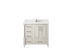 Aberdeen 36 in. W x 22 in. D Center Sink Bathroom Vanity - photo 1