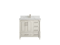 Aberdeen 36 in. W x 22 in. D Center Sink Bathroom Vanity - photo 18