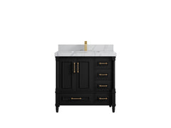 Aberdeen 36 in. W x 22 in. D Center Sink Bathroom Vanity - photo 42