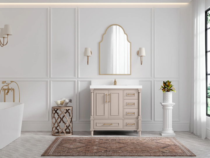 Aberdeen 36 in. W x 22 in. D Center Sink Bathroom Vanity - photo 4