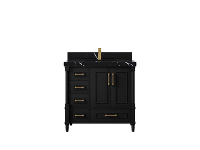 Aberdeen 36 in. W x 22 in. D Center Sink Bathroom vanity - Willow Bath and Vanity